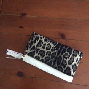 NEW Cheetah Print Clutch